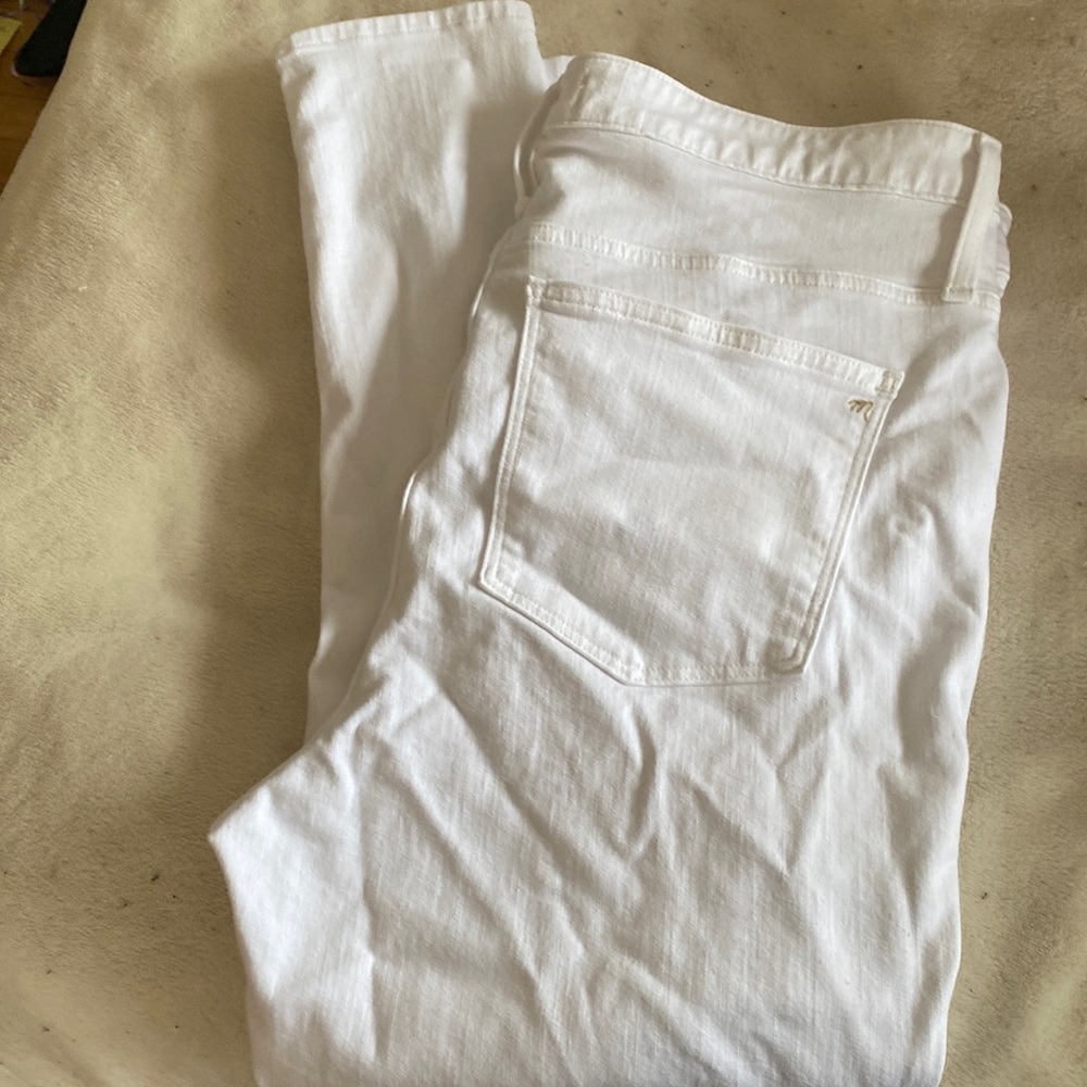 Madewell white jeans